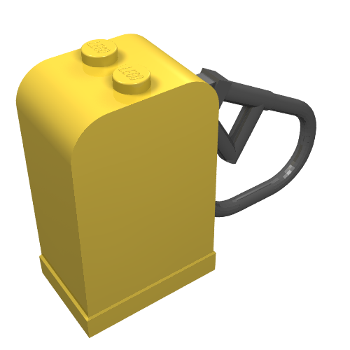 Fabuland, Equipment Fuel / Petrol Pump with Black Hose [Complete Assembly]