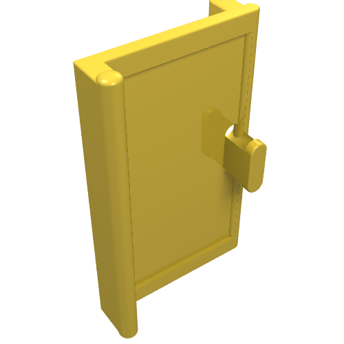 Door 1 x 2 x 3 with Vertical Handle