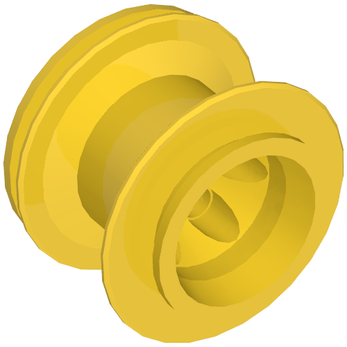 Wheel 43.2 x 28 Balloon Small with + Shape Axle Hole