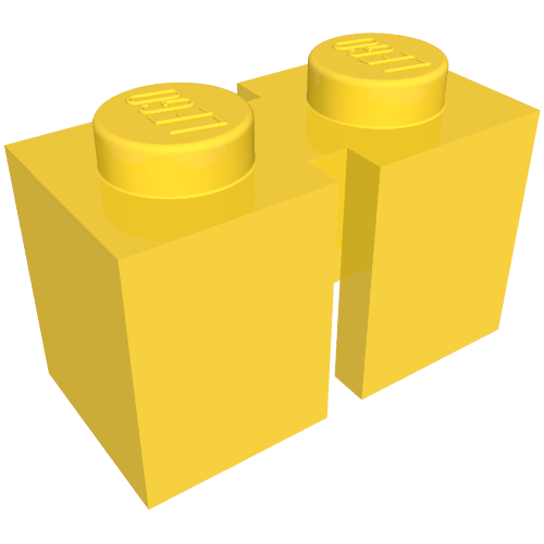 Brick 1 x 2 with 2 Slots