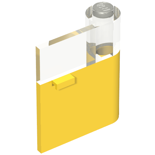 Door 1 x 3 x 3 Right with Window and Horizontal Handle