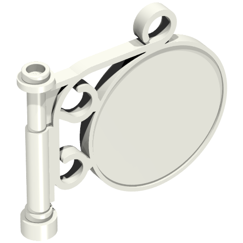 Road Sign Round on Pole [Fabuland]