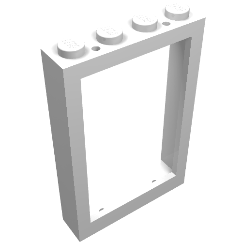 Window 1 x 4 x 5 with Solid Studs