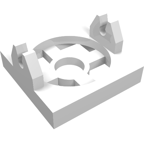 Magnet Holder Tile 2 x 2 - Short Arms