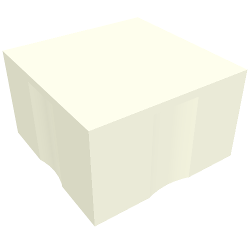 Duplo Tile 2 x 2 x 1 with Mosaic, Brown Bear 2 print - 1079-1