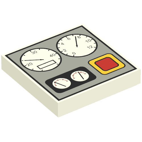 Tile 2 x 2 with Gauges Print