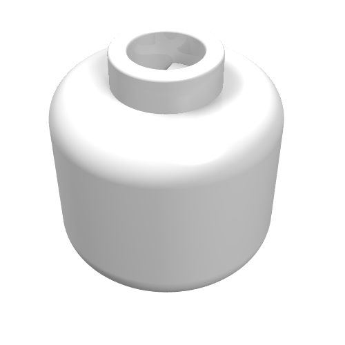 Minifig Head [Plain] [Blocked Open Stud]