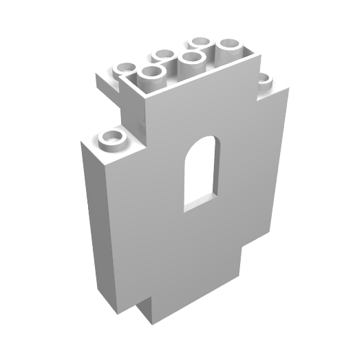 Panel 2 x 5 x 6 Wall with Arched Window