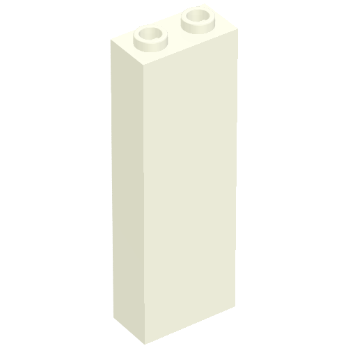 Brick 1 x 2 x 5 without Side Supports