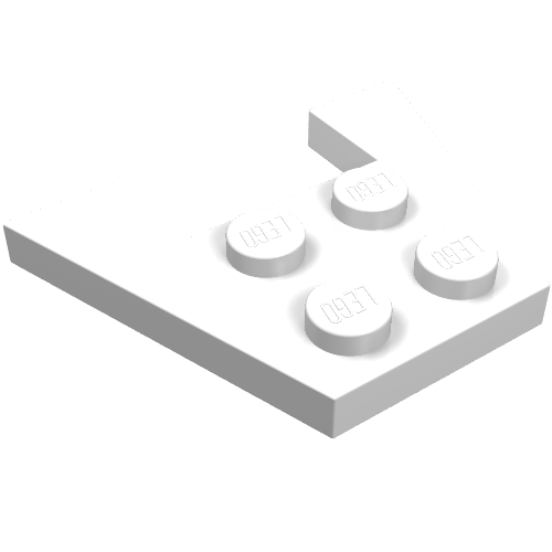 Wedge Plate 3 x 4 without Stud Notches