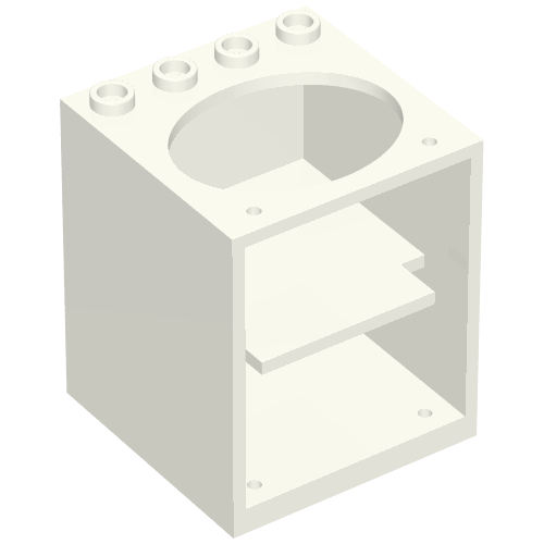 Belville, Cupboard 4 x 4 x 4 with Elliptical Hole for Sink