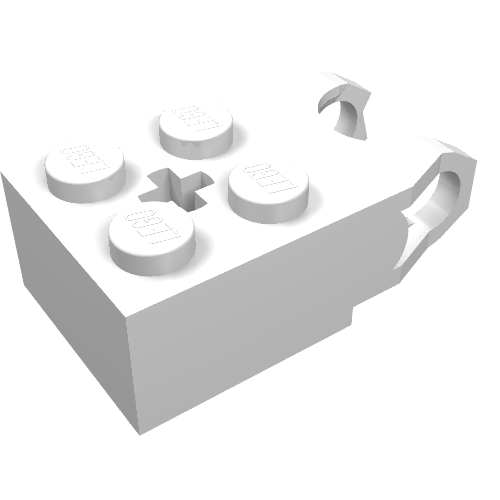 Technic Brick Special 2 x 2 with Ball Socket Reinforced and Axle Hole