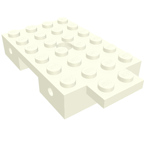 Vehicle Base, Train 4 x 7 with Wheels Holder