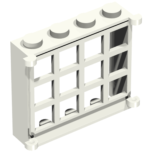 Minitalia Window 1 x 4 x 3 with 12 Panes