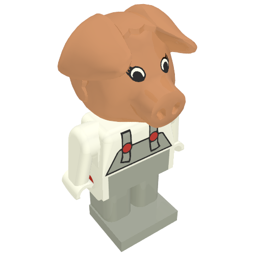 Fabuland Figure Pig 7