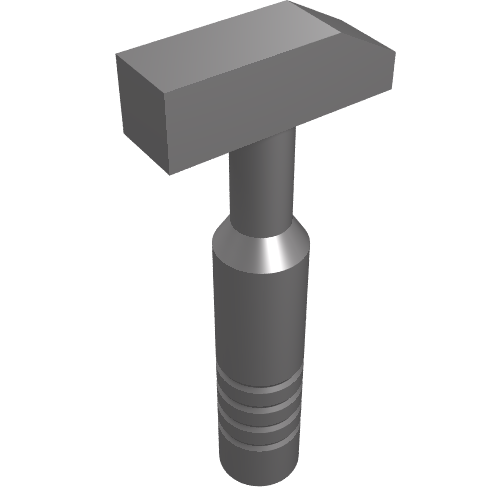 Tool Hammer Cross Pein [3-Rib Handle]