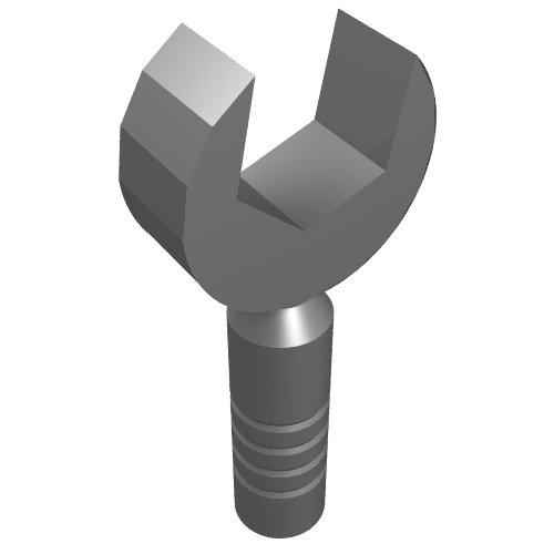 Tool Wrench / Spanner Open End [3-Rib Handle]