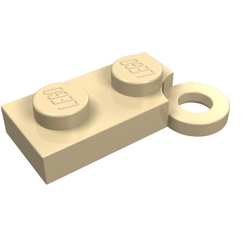 Hinge Plate 1 x 4 Swivel Base