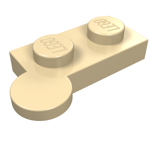 Hinge Plate 1 x 4 Swivel Top [Solid Pin]