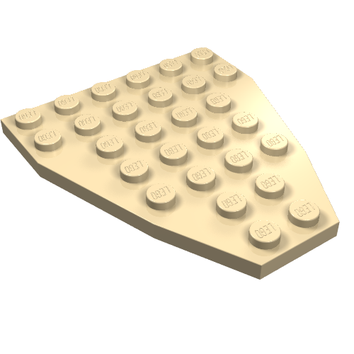 Wedge Plate 7 x 6 Boat Bow without Stud Notches