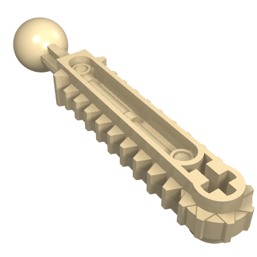 Technic Gear Rack Double with Ball Joint