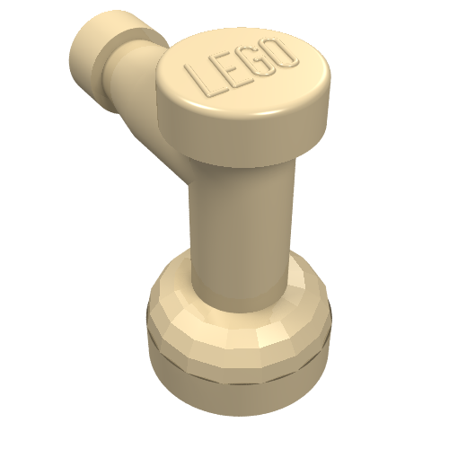 Tap 1 x 1 with Hole in Spout