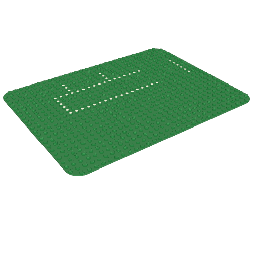 Baseplate 24 x 32 with Rounded Corners and Dots Print [363 / 555]