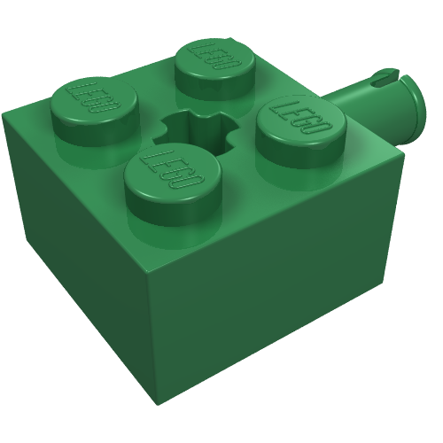 Brick Special 2 x 2 with Pin and Axle Hole