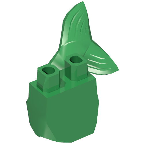 Tail, Mermaid Curved [Plain]