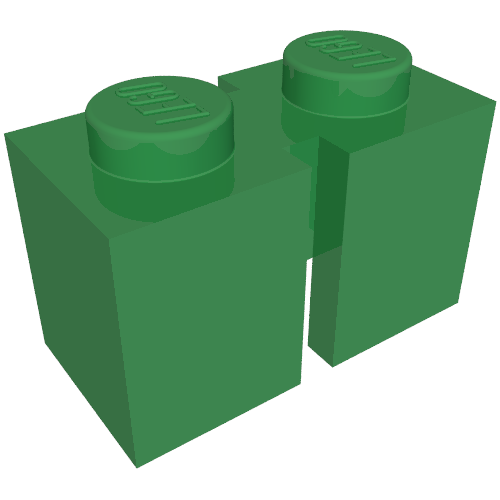 Brick 1 x 2 with 2 Slots