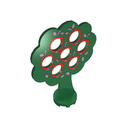 Plant, Fabuland Tree with Apples Print