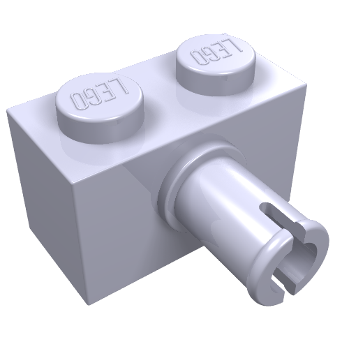 Brick Special 1 x 2 with Pin