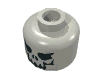 Minifig Head Skeleton, Evil Skull Print