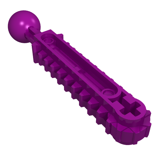 Technic Gear Rack Double with Ball Joint