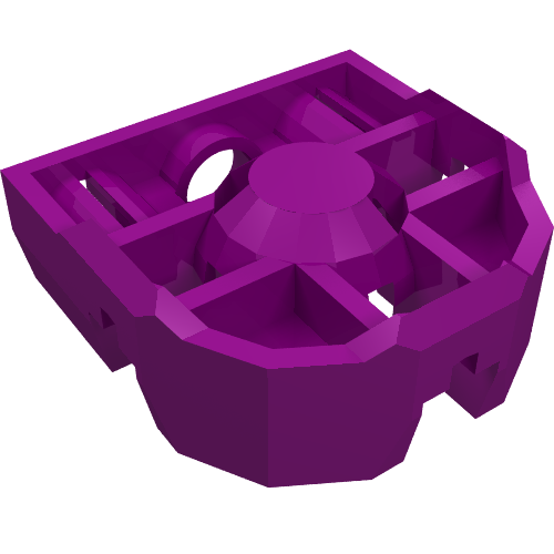Technic Pin Connector Block 3 x 3 x 1