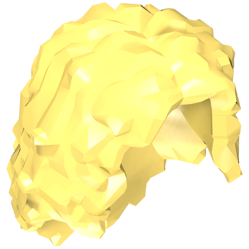 Hair Long Tousled with Center Part