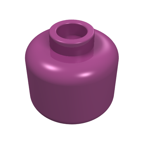 Minifig Head [Plain] [Hollow Stud]