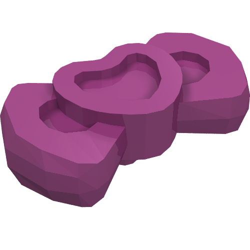 Headwear Accessory Bow with Heart (Animal Grooming Kit)