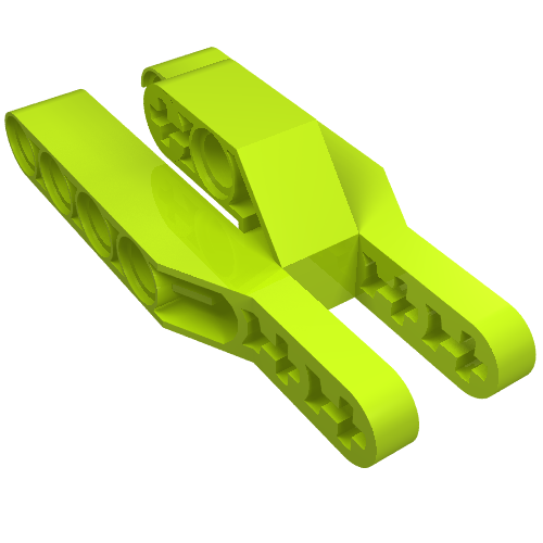 Technic Beam 3 x 7 x 2 Fork 3 Fingers