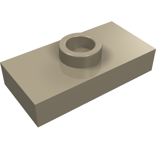 Plate Special 1 x 2 with 1 Stud without Groove (Jumper)