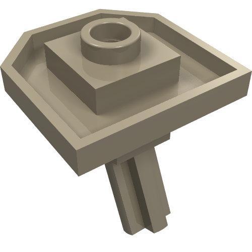 Large Figure Shield Holder with Technic Axle