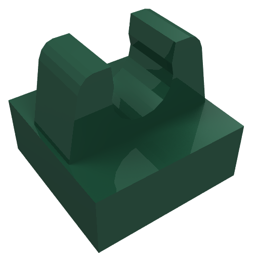 Tile Special 1 x 1 with Clip with Rounded Tips