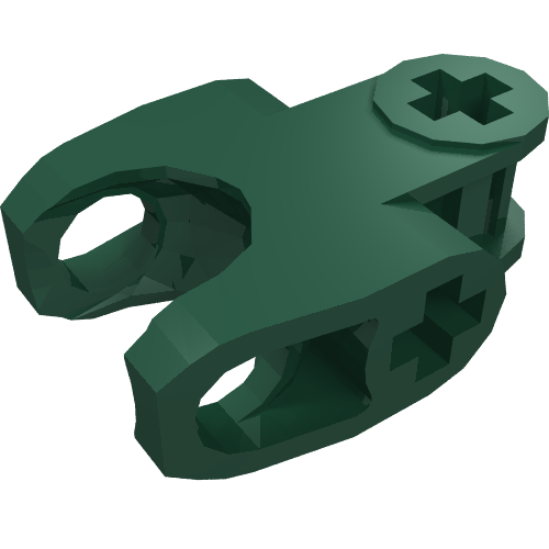 Technic Axle Connector 2 x 3 with Ball Socket, Closed Sides, Squared Ends