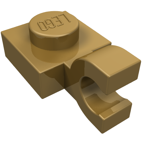 Plate Special 1 x 1 with Clip Horizontal [Thick U Clip]