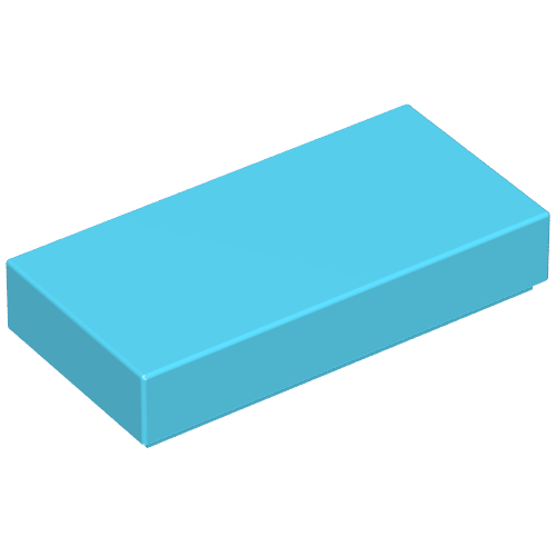 Tile 1 x 2 with Groove