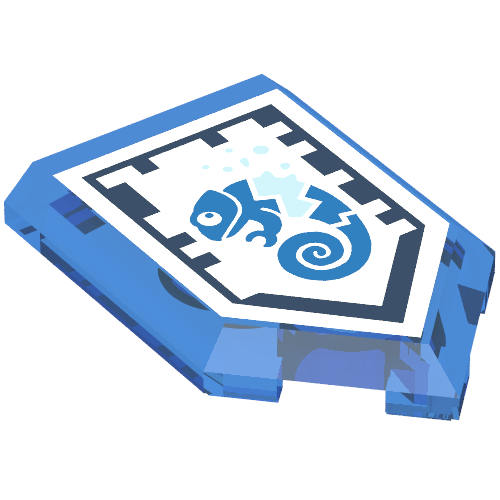 Tile Special 2 x 3 Pentagonal with Nexo Power Shield Print - Veil of Concealment