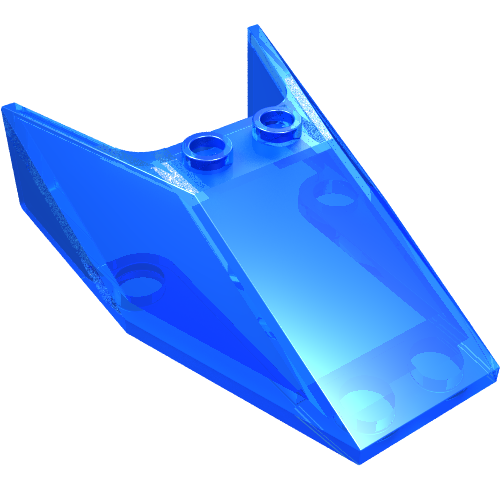 Windscreen 6 x 4 x 1 1/3 with Hollow Studs