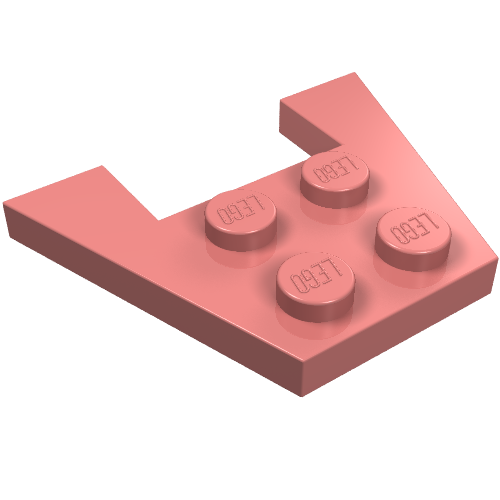 Wedge Plate 3 x 4 without Stud Notches