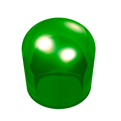 Brick Round 1 x 1 x 2/3 Light Bulb Cover