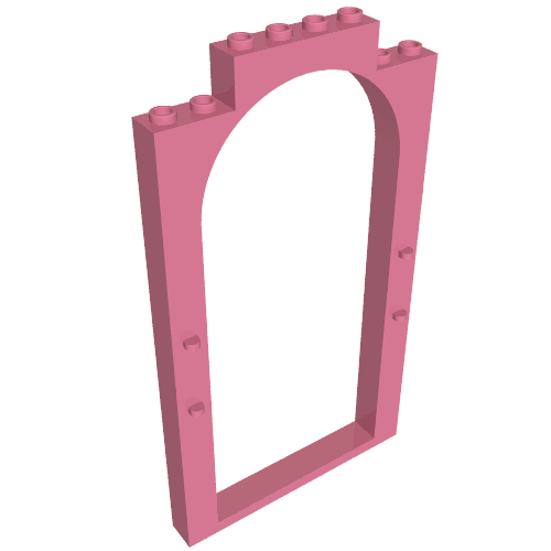 Door Frame Arched 1 x 8 x 12
